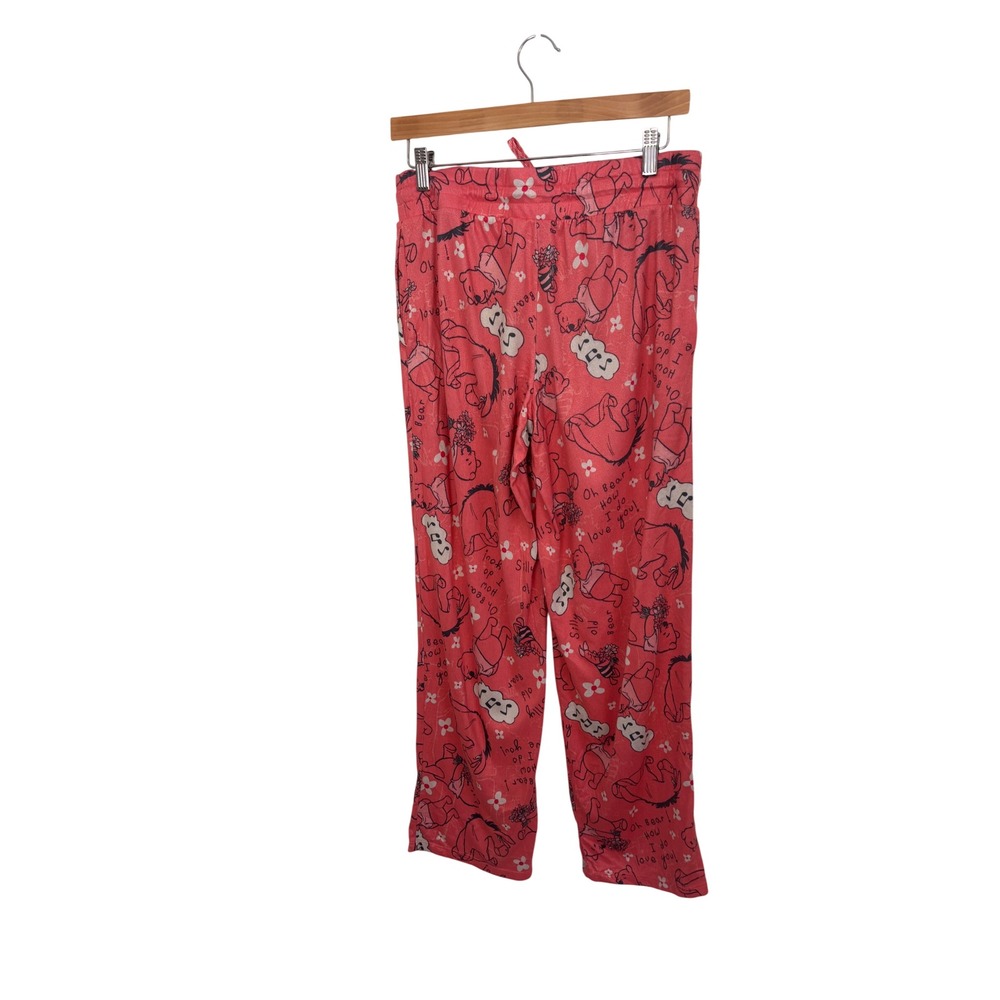 Disney Pajama Pants Medium M Pink Winnie the Pooh Eeyore Lounge‎ Disneycore - Picture 3 of 8